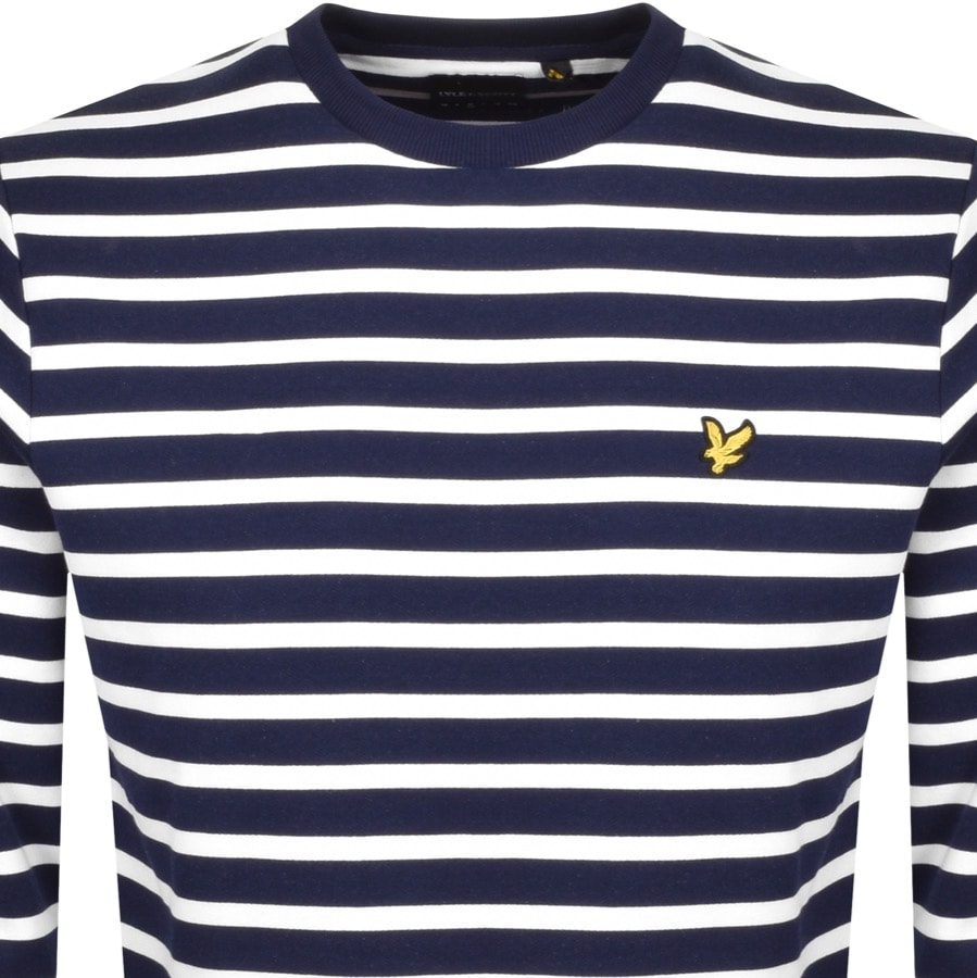 Alternative Image for ProductLyle And Scott Breton Stripe Sweatshirt Navy2
